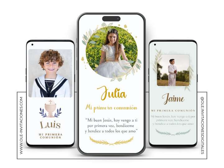 Invitación Digital De Comunión