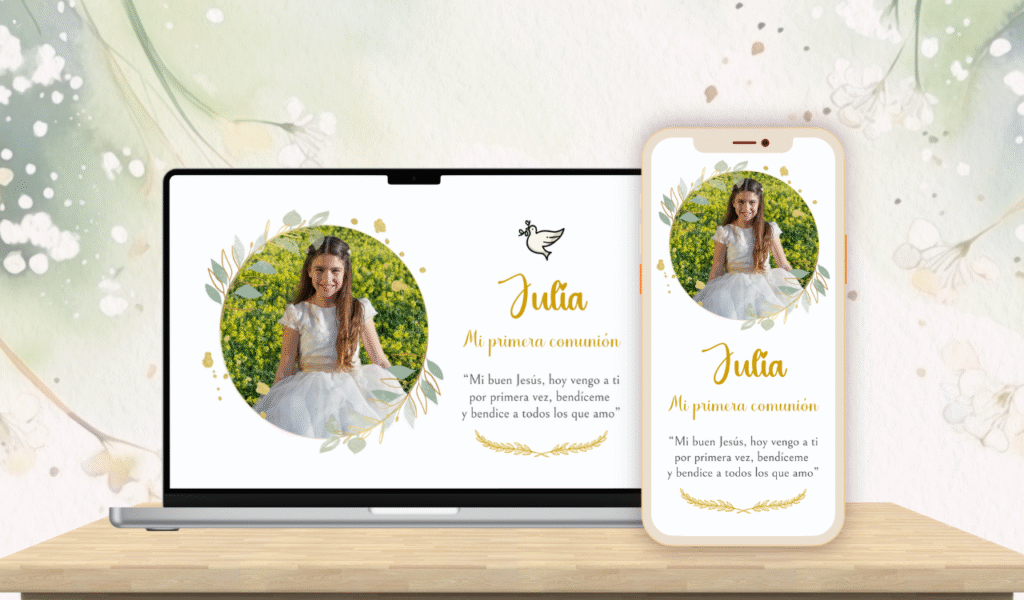 Invitación Digital de Comunión