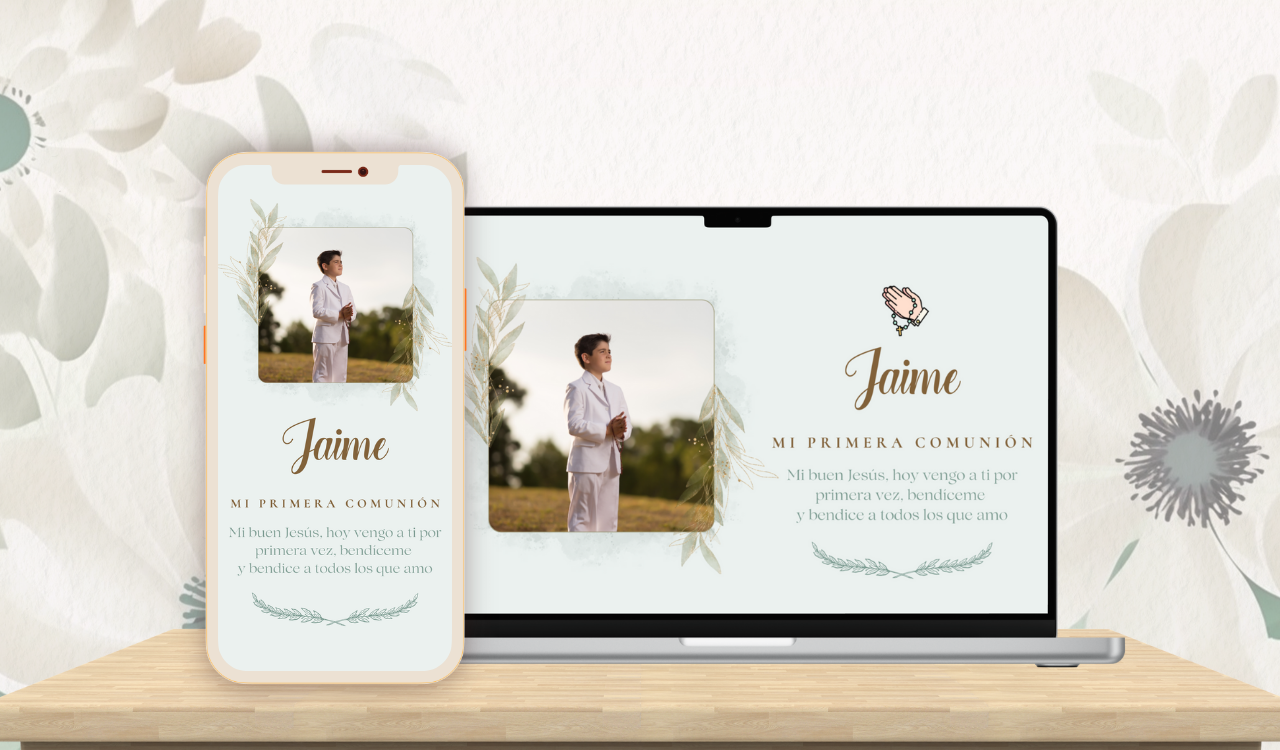 Invitación Digital de Comunión