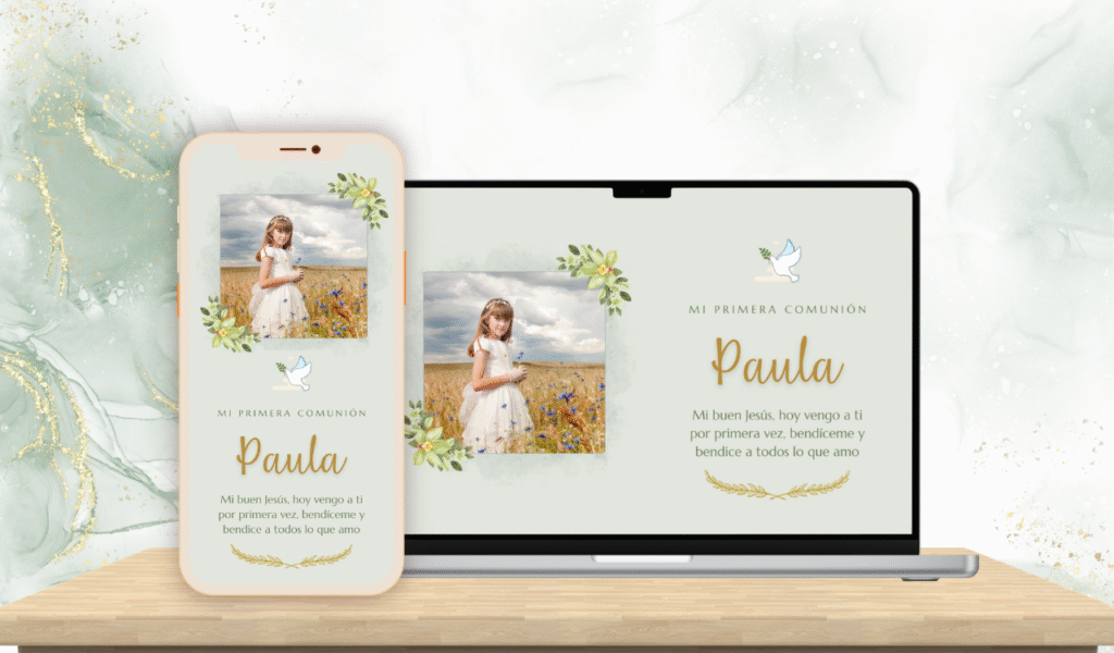Invitación Digital De Comunión