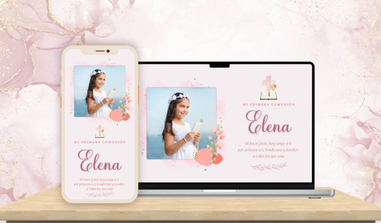 Invitación Digital De Comunión