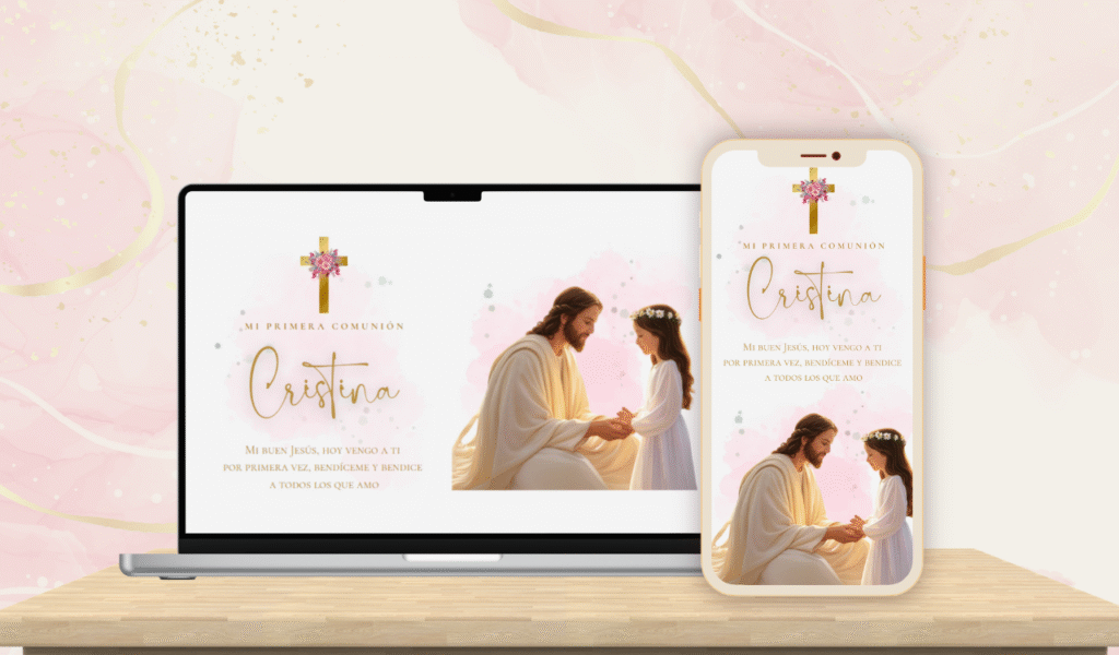 Invitación Digital De Comunión