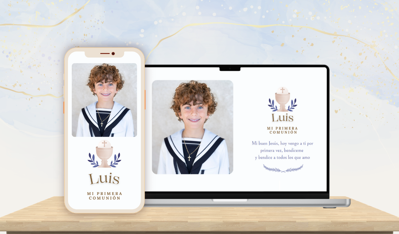 Invitación Digital De Comunión