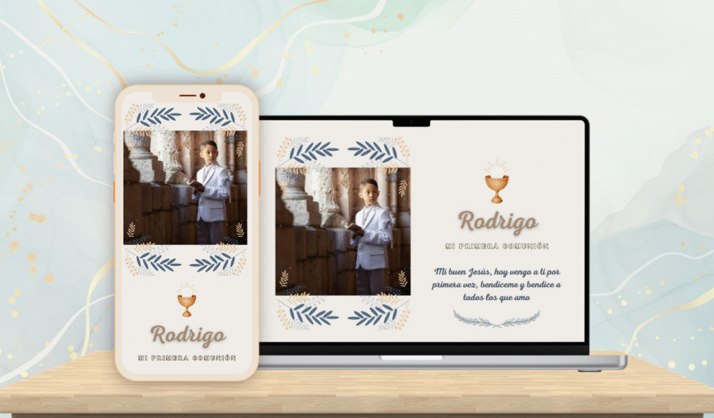 Invitación Digital De Comunión