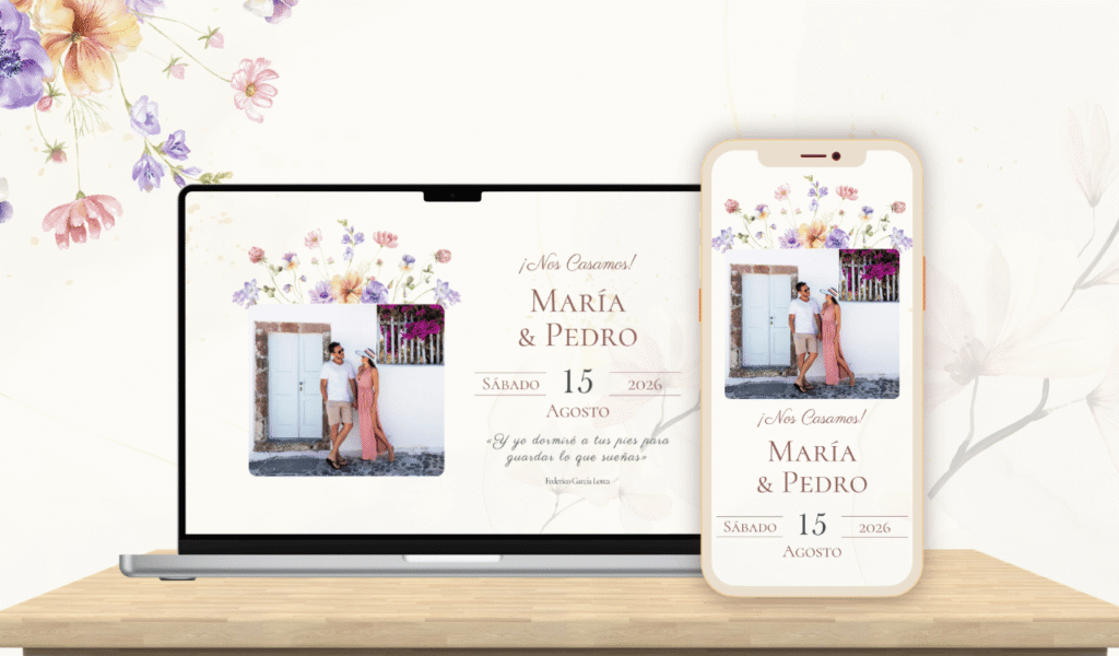 Modelos Invitaciones Digitales de Boda 2026