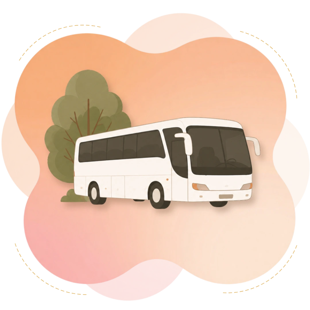 Servicio de autobús para Invitaciones digitales de boda personalizadas